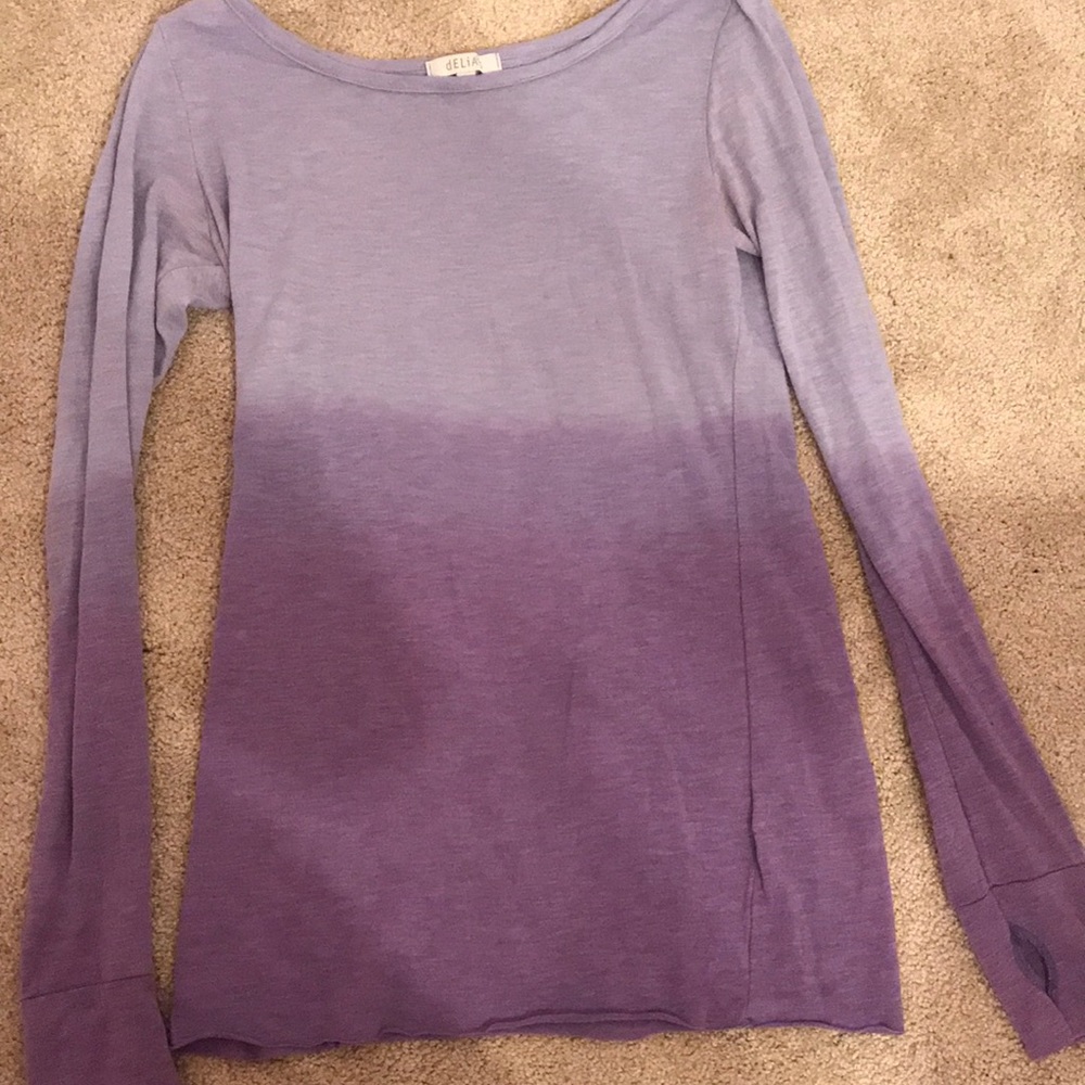 Purple Ombré top